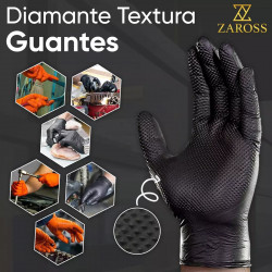 Detalle de la textura diamante – Agarre mejorado en ambientes aceitosos