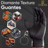 Detalle de la textura diamante – Agarre mejorado en ambientes aceitosos
