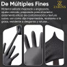 Guantes de nitrilo color negro resistentes