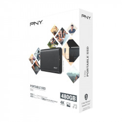 PNY Unidad SSD Portátil Elite USB 3.1 Gen 1 de 480 GB