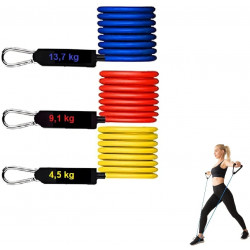 Bandas elásticas para casa | Kit fitness con resistencia