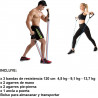 Bandas elásticas para casa | Kit fitness con resistencia